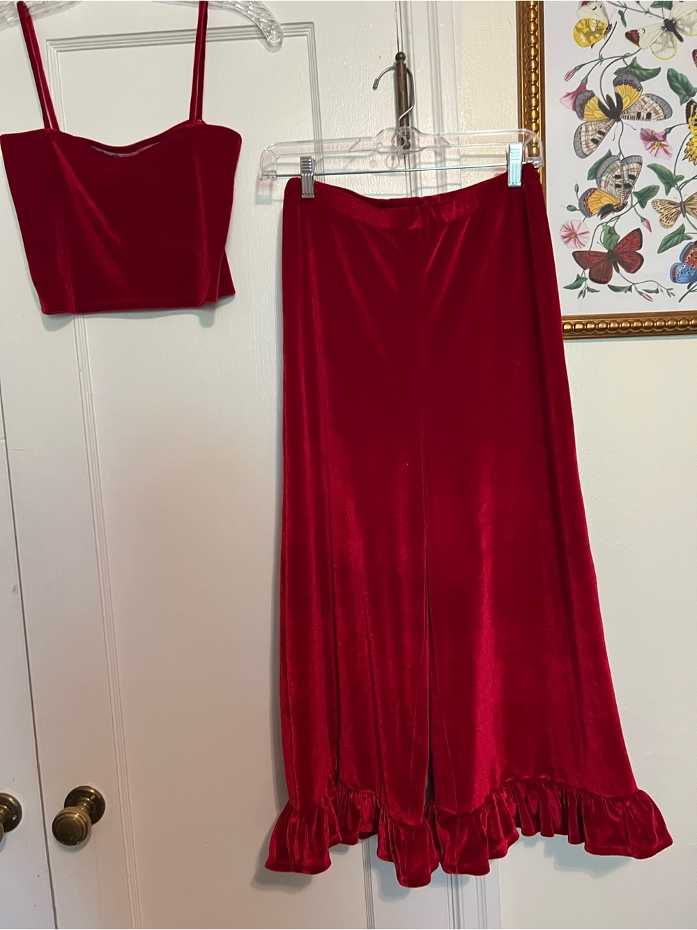 NWOT Red Velvet Matching set by KS garner